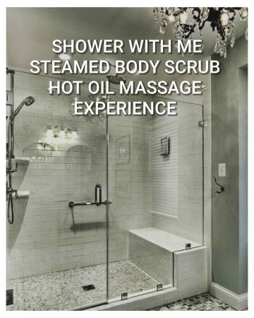 Shower With Me Body Scrub, Hot Oil Massage Experience, Wax, Trim, Shave (DTLA Art District)